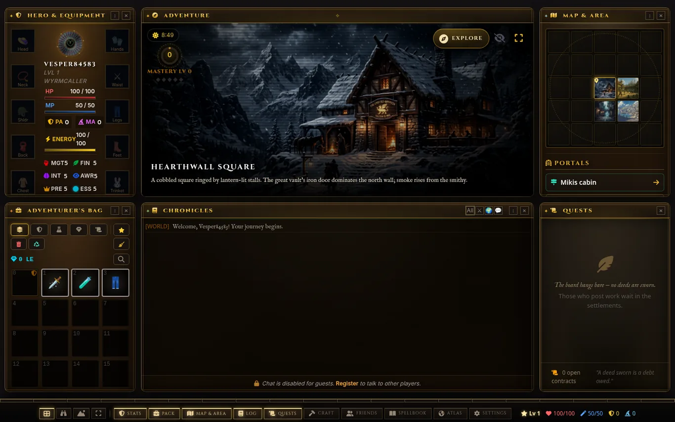 Explore the Realm — gameplay capture